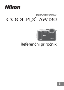 Priročnik Nikon Coolpix AW130 Digitalni fotoaparat