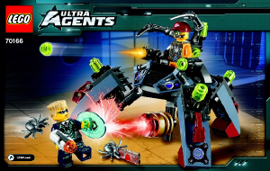 Manual Lego set 70166 Ultra Agents Spyclops infiltration