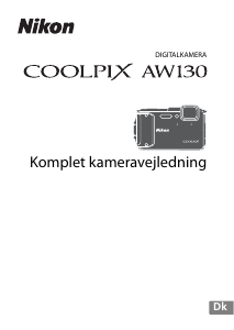 Brugsanvisning Nikon Coolpix AW130 Digitalkamera