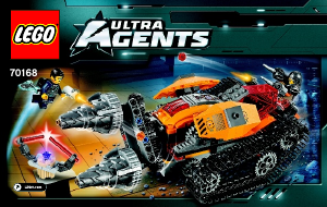 Manuale Lego set 70168 Ultra Agents Il furto dei diamanti di Drillex