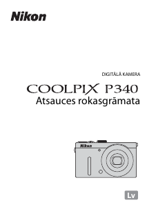 Rokasgrāmata Nikon Coolpix P340 Digitālā kamera