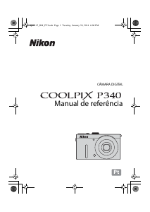 Manual Nikon Coolpix P340 Câmara digital