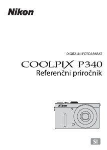 Priročnik Nikon Coolpix P340 Digitalni fotoaparat