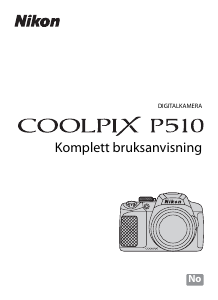 Bruksanvisning Nikon Coolpix P510 Digitalkamera
