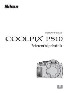 Priročnik Nikon Coolpix P510 Digitalni fotoaparat