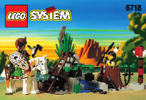 Handleiding Lego set 6718 Western Rotspartij met slangen