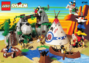 Bruksanvisning Lego set 6748 Western Läger shaman