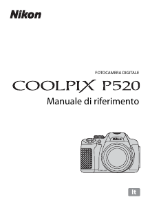Manuale Nikon Coolpix P520 Fotocamera digitale