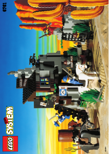 Manual de uso Lego set 6761 Western Escondite bandidos