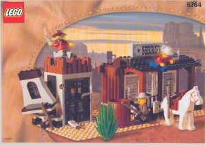 Manual Lego set 6764 Western Sheriffs office and jail