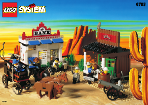 Mode d’emploi Lego set 6765 Western Main Street