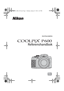 Bruksanvisning Nikon Coolpix P600 Digitalkamera
