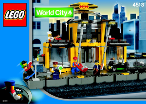 Manual de uso Lego set 4513 World City Estacion central