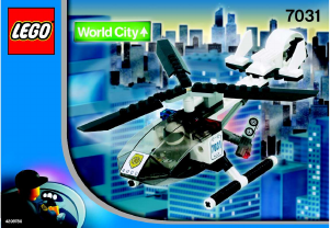 Bedienungsanleitung Lego set 7031 World City Spionage-Hubschrauber