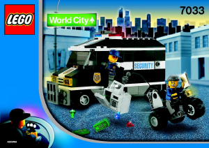 Manual Lego set 7033 World City Armoured car action