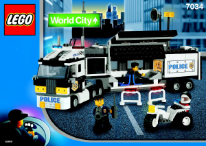 Bedienungsanleitung Lego set 7034 World City Überwachungs- und Abhörtruck