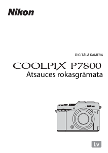 Rokasgrāmata Nikon Coolpix P7800 Digitālā kamera