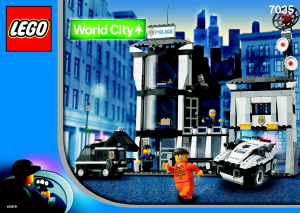 Manual de uso Lego set 7035 World City Jefatura de policía