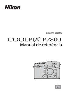 Manual Nikon Coolpix P7800 Câmara digital