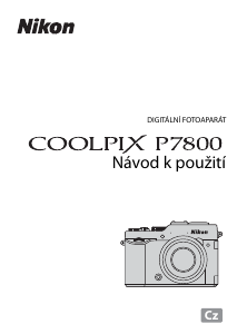 Manuál Nikon Coolpix P7800 Digitální fotoaparát