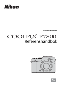 Bruksanvisning Nikon Coolpix P7800 Digitalkamera