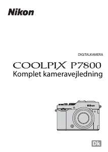 Brugsanvisning Nikon Coolpix P7800 Digitalkamera