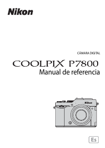 Manual de uso Nikon Coolpix P7800 Cámara digital