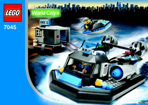 Bedienungsanleitung Lego set 7045 World City Luftkissenboot mit Dock