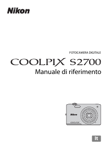 Manuale Nikon Coolpix S2700 Fotocamera digitale