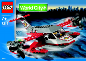 Handleiding Lego set 7214 World City Watervliegtuig
