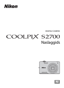 Handleiding Nikon Coolpix S2700 Digitale camera