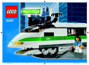 Mode d’emploi Lego set 10157 World City Locomotive de train à grande vitesse