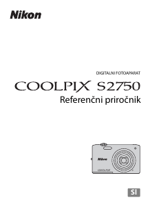 Priročnik Nikon Coolpix S2750 Digitalni fotoaparat