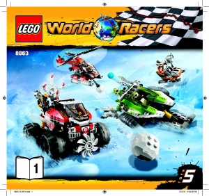 Manual de uso Lego set 8863 World Racers Pico ventisca