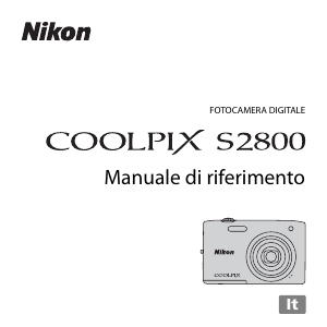Manuale Nikon Coolpix S2800 Fotocamera digitale