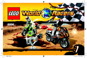 Manuale Lego set 8896 World Racers Duello nella valle dei serpenti