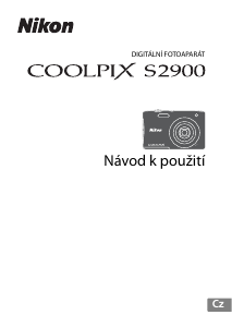 Manuál Nikon Coolpix S2900 Digitální fotoaparát