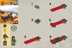 Mode d’emploi Lego set 30032 World Racers Buggy