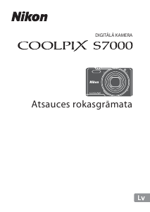 Rokasgrāmata Nikon Coolpix S7000 Digitālā kamera