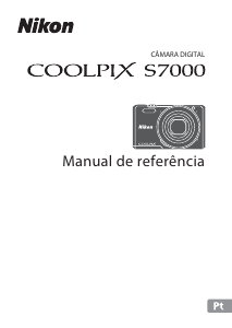 Manual Nikon Coolpix S7000 Câmara digital