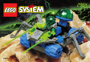 Handleiding Lego set 2964 Insectoids Space spider