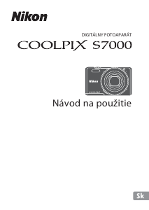 Návod Nikon Coolpix S7000 Digitálna kamera