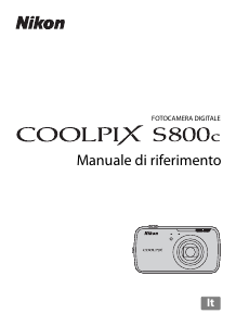 Manuale Nikon Coolpix S800c Fotocamera digitale