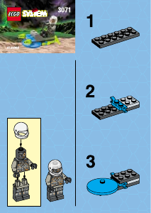 Manual de uso Lego set 3071 Insectoids Volante ligera