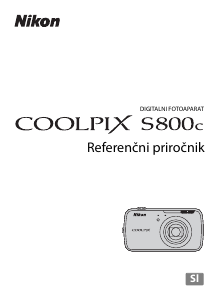 Priročnik Nikon Coolpix S800c Digitalni fotoaparat