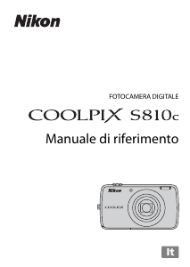 Manuale Nikon Coolpix S810c Fotocamera digitale