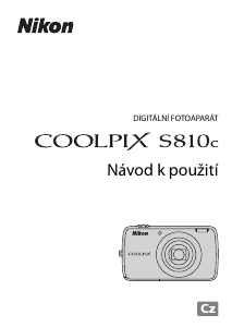 Manuál Nikon Coolpix S810c Digitální fotoaparát