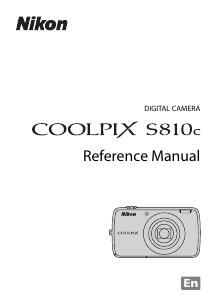 Manual Nikon Coolpix S810c Digital Camera