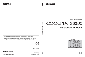 Priročnik Nikon Coolpix S8200 Digitalni fotoaparat