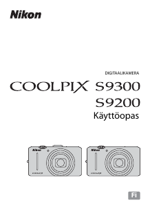 Käyttöohje Nikon Coolpix S9200 Digitaalikamera